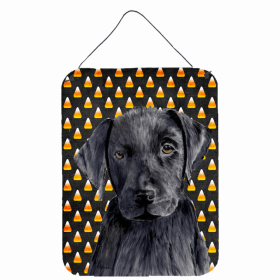 Labrador Retriever #3 Candy Corn Halloween Design Wall or Door Hanging Prints