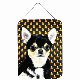 Chihuahua Candy Corn Halloween Design Wall or Door Hanging Prints