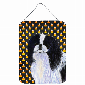 Japanese Chin Candy Corn Halloween Design Wall or Door Hanging Prints