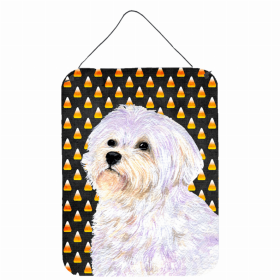 Maltese Candy Corn Halloween Design Wall or Door Hanging Prints