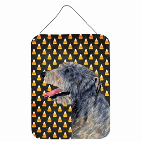 Irish Wolfhound Candy Corn Halloween Design Wall or Door Hanging Prints