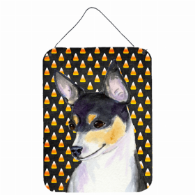 Chihuahua #4 Candy Corn Halloween Design Wall or Door Hanging Prints