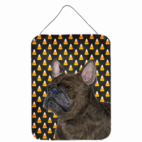 French Bulldog #5 Candy Corn Halloween Design Wall or Door Hanging Prints