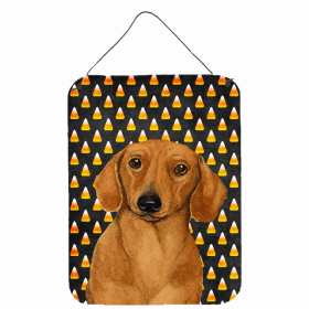 Dachshund #2 Candy Corn Halloween Design Wall or Door Hanging Prints