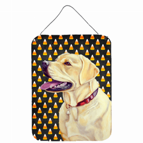 Labrador Retriever Candy Corn Halloween Design Wall or Door Hanging Prints