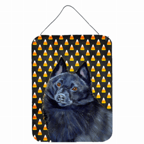 Schipperke Candy Corn Halloween Design Wall or Door Hanging Prints