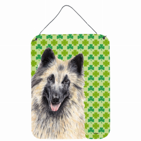 Belgian Tervuren St. Patrick's Day Shamrock Portrait Design Wall or Door Hanging Prints