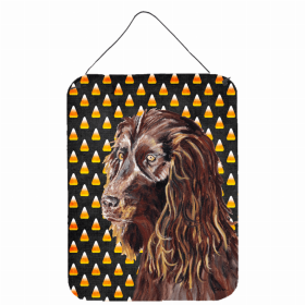 Boykin Spaniel Candy Corn Halloween Design Wall or Door Hanging Prints