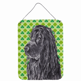 Cocker Spaniel #2 St. Patrick's Day Shamrock Portrait Design Wall or Door Hanging Prints