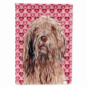 Otterhound #2 Hearts Love and Valentine's Day Portrait Flag Garden Size