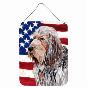 Otterhound USA American Flag Wall or Door Hanging Prints