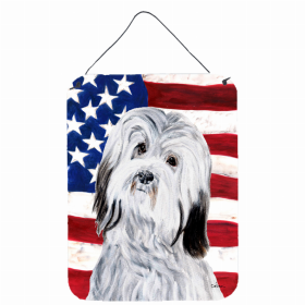 Havanese USA American Flag Wall or Door Hanging Prints