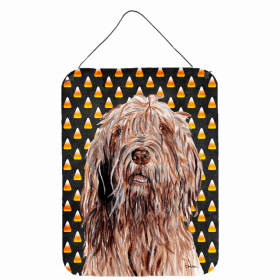 Otterhound #2 Candy Corn Halloween Design Wall or Door Hanging Prints