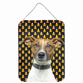 Jack Russell Terrier Candy Corn Halloween Design Wall or Door Hanging Prints