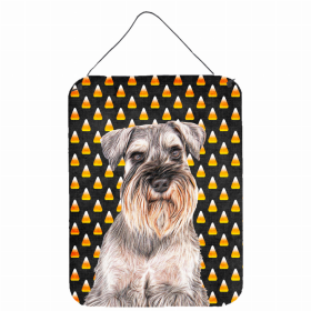 Schnauzer #2 Candy Corn Halloween Design Wall or Door Hanging Prints