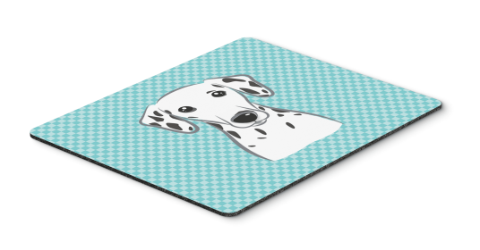 Dalmatian Blue Checkerboard Design Hot Pad or Trivet