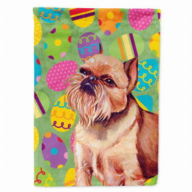 Brussels Griffon Easter Eggtravaganza Flag Garden Size