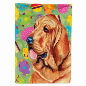 Bloodhound Easter Eggtravaganza Flag Garden Size