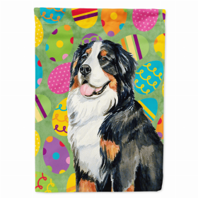 Bernese Mountain Dog Easter Eggtravaganza Flag Garden Size