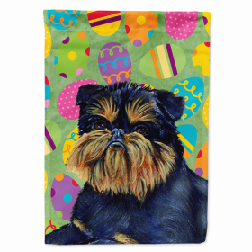 Brussels Griffon #2 Easter Eggtravaganza Flag Garden Size