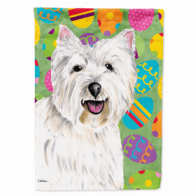 West Highland White Terrier #2 Easter Eggtravaganza Flag Garden Size