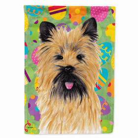 Cairn Terrier #2 Easter Eggtravaganza Flag Garden Size