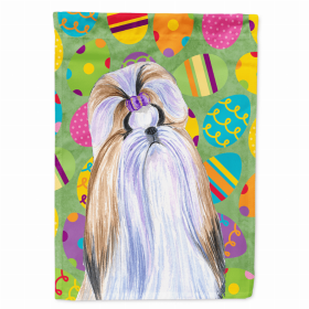 Shih Tzu #2 Easter Eggtravaganza Flag Garden Size