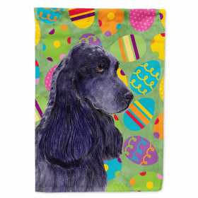 Cocker Spaniel Easter Eggtravaganza Flag Garden Size