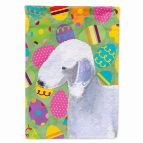 Bedlington Terrier Easter Eggtravaganza Flag Garden Size