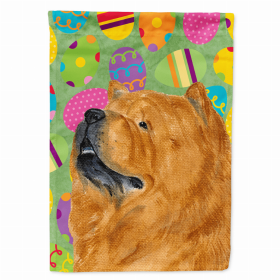 Chow Chow #2 Easter Eggtravaganza Flag Garden Size