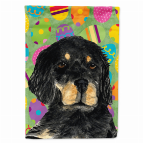 Gordon Setter Easter Eggtravaganza Flag Garden Size