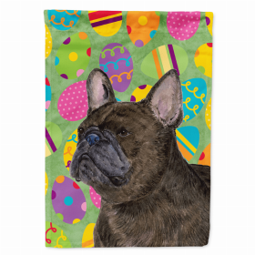 French Bulldog #4 Easter Eggtravaganza Flag Garden Size