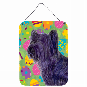 Skye Terrier Art Easter Eggtravaganza Wall or Door Hanging Prints