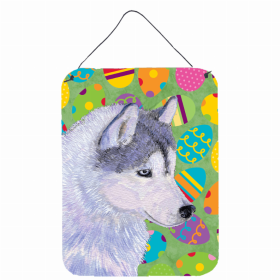 Siberian Husky Art Easter Eggtravaganza Wall or Door Hanging Prints