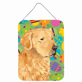 Golden Retriever Art Easter Eggtravaganza Wall or Door Hanging Prints