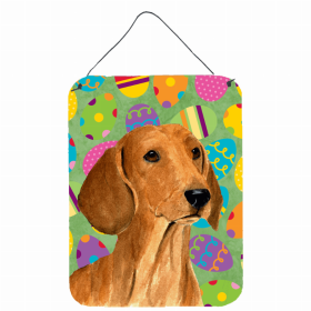 Dachshund #6 Art Easter Eggtravaganza Wall or Door Hanging Prints