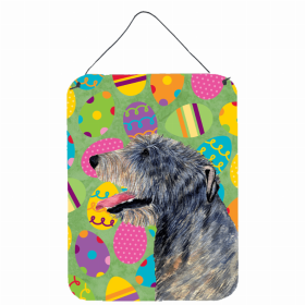 Irish Wolfhound Art Easter Eggtravaganza Wall or Door Hanging Prints