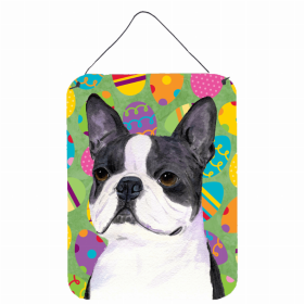 Boston Terrier #2 Art Easter Eggtravaganza Wall or Door Hanging Prints