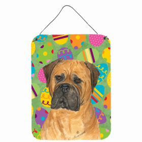 Bullmastiff Art Easter Eggtravaganza Wall or Door Hanging Prints