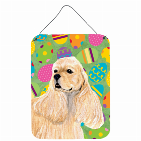 Cocker Spaniel #2 Art Easter Eggtravaganza Wall or Door Hanging Prints