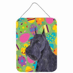 Schnauzer #3 Art Easter Eggtravaganza Wall or Door Hanging Prints