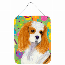 Cavalier King Charles Spaniel #4 Art Easter Eggtravaganza Wall or Door Hanging Prints