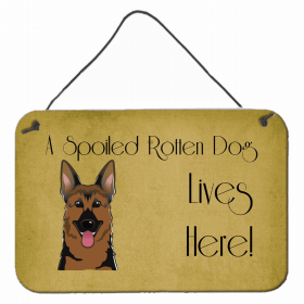 German Shepherd Lives Here Design Wall or Door Hanging Prints