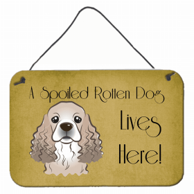 Cocker Spaniel Lives Here Design Wall or Door Hanging Prints