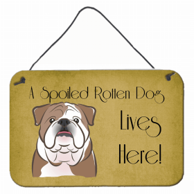 Bulldog Lives Here Design Wall or Door Hanging Prints