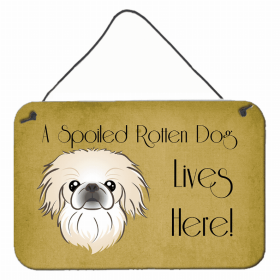 Pekingese Lives Here Design Wall or Door Hanging Prints