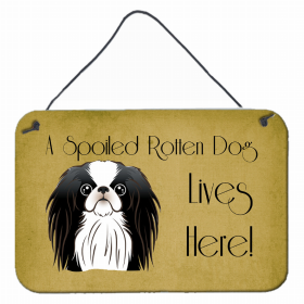 Japanese Chin Lives Here Design Wall or Door Hanging Prints