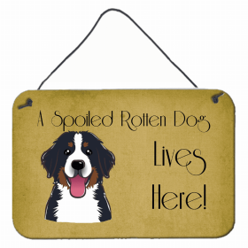 Bernese Mountain Dog Lives Here Design Wall or Door Hanging Prints