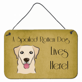 Golden Retriever - Shorthair Lives Here Design Wall or Door Hanging Prints