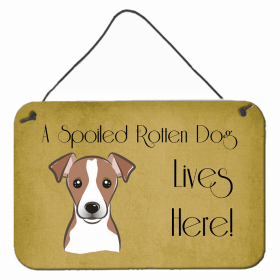 Jack Russell Terrier Lives Here Design Wall or Door Hanging Prints